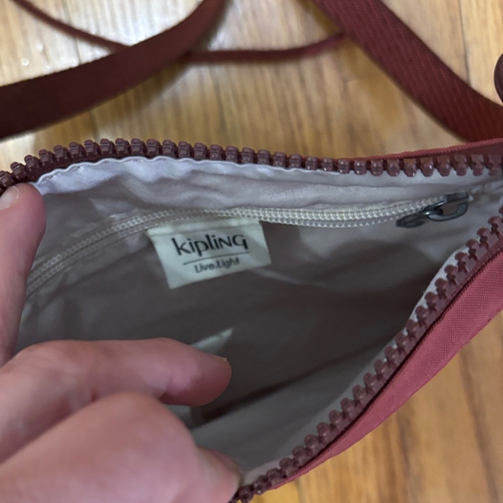 Kipling Crossbody Bag in Burgundy Red - Picture 4 of 8